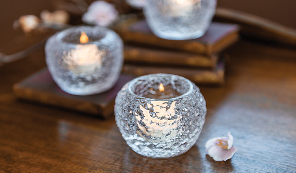 snowball tealight collection 