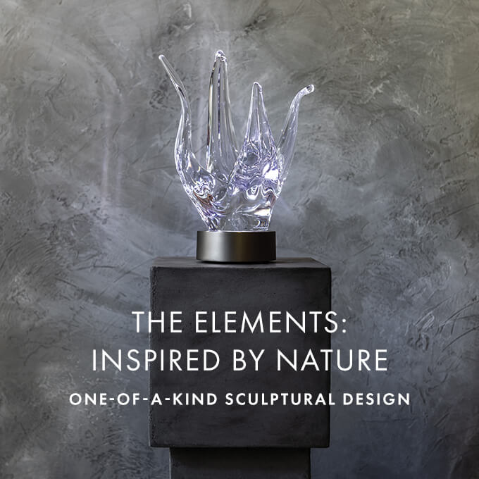 THE ELEMENTS: INSPIRED BY NATURE — ONE-OF-A KIND SCULPTURAL DESIGN